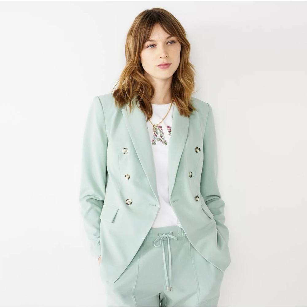 Nine West Light Green Blazer